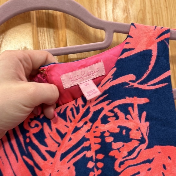 Lilly Pulitzer Vibrant Blue and Pink Tropical Dress - Picture 6 of 9